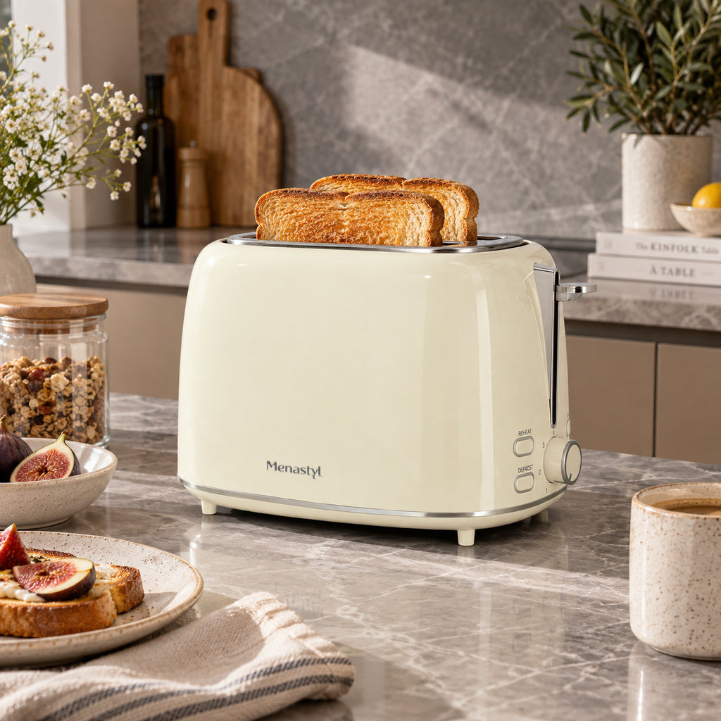 Rétro - 2-Slice Toaster - Stainless Steel