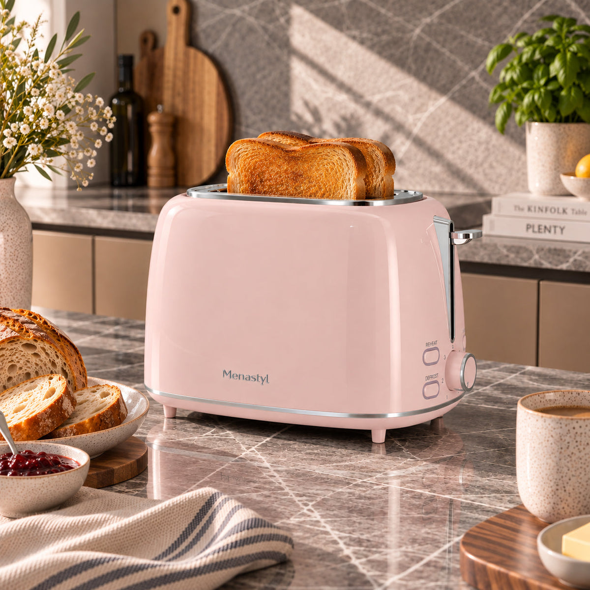 Rétro - 2-Slice Toaster - Stainless Steel