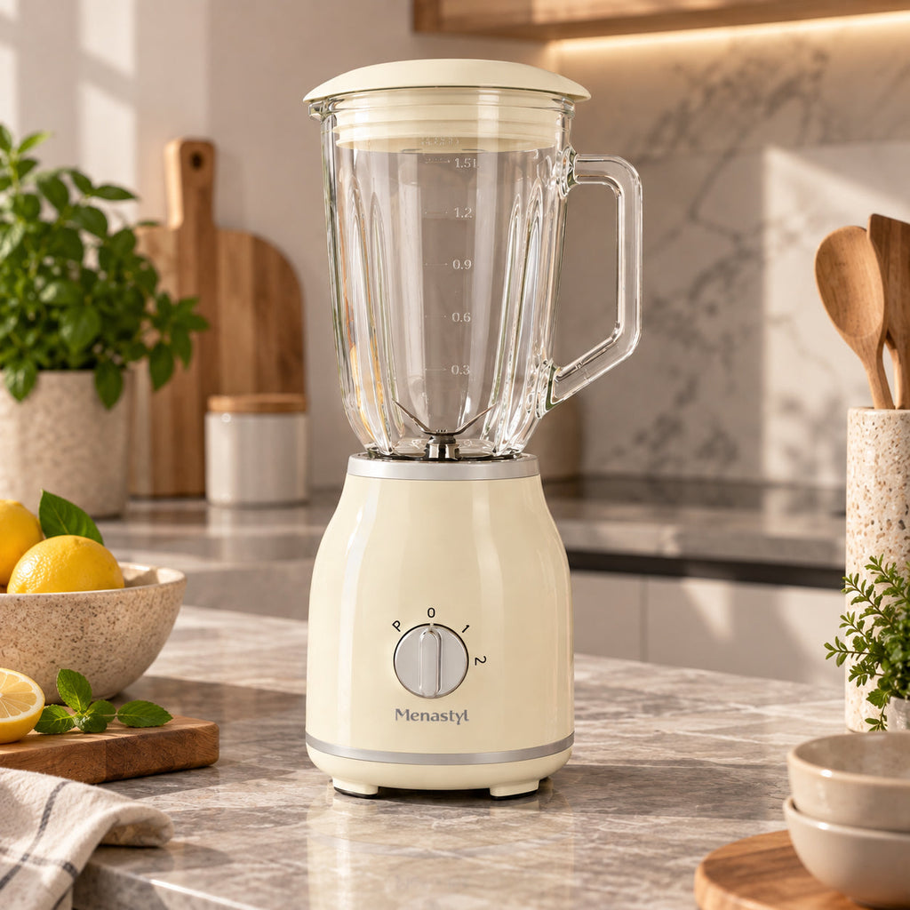 Rétro - Blender - Polypropylene And Glass Jug - 1.5L