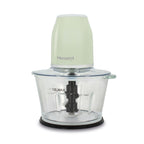 Retro - Elektrisk minihakker - Plastik og glasbeholder - 1,2 l