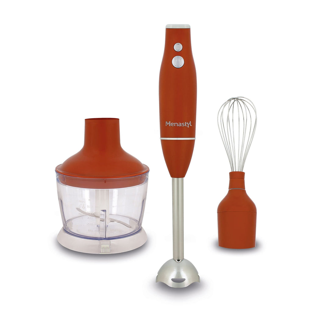 Rétro - Frullatore Multifunzione 3 In 1 - Plastica E Acciaio Inossidabile