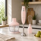 Rétro - Frullatore Multifunzione 3 In 1 - Plastica E Acciaio Inossidabile