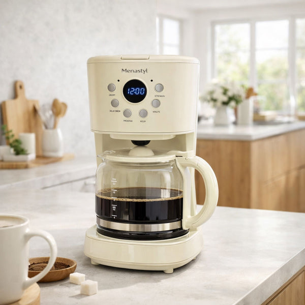 Retro – Kaffebryggare – Polypropen och rostfritt stål – 1,5 l