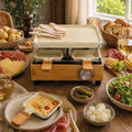 Grill Do Raclette Na 4 Osoby - Aluminium I Bambus