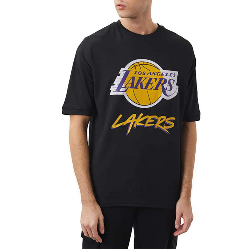 Tee-Shirt New Era La Lakers Nba Script