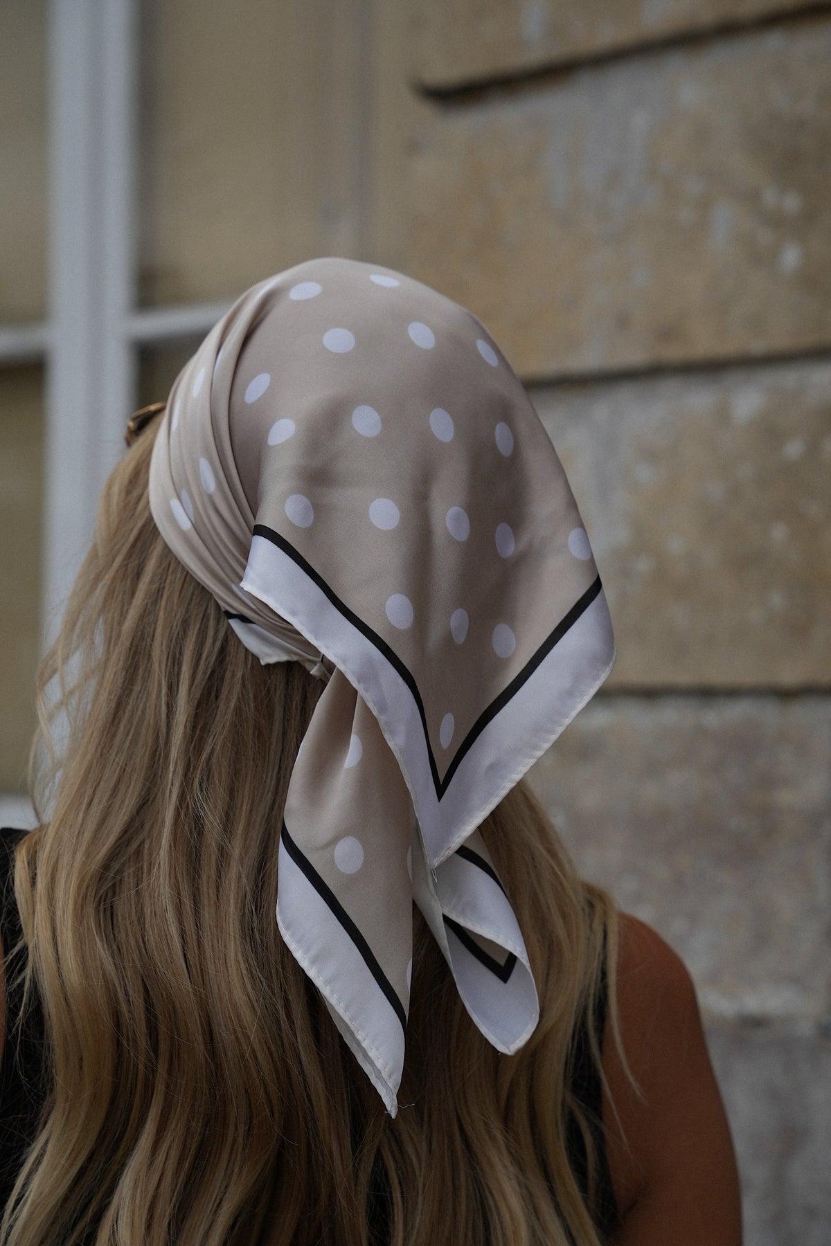 Pañuelo De Lunares Esmée - Beige