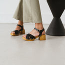 Jonak - Mae Bis Sandals Leather - Black