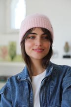 Bonnet En Angora Poudre