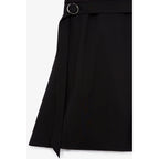 Flared Dress with Belt Detail - Black - Women