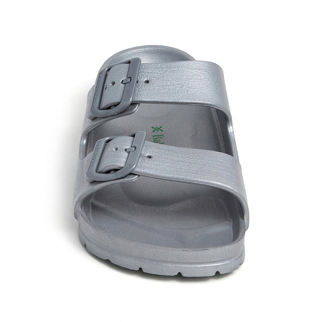 Sandalias de Baño Plateadas - Mujer
