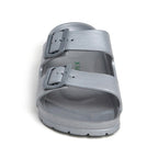 Sandalias de Baño Plateadas - Mujer