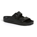 Sandalias De Baño Negras - Mujer