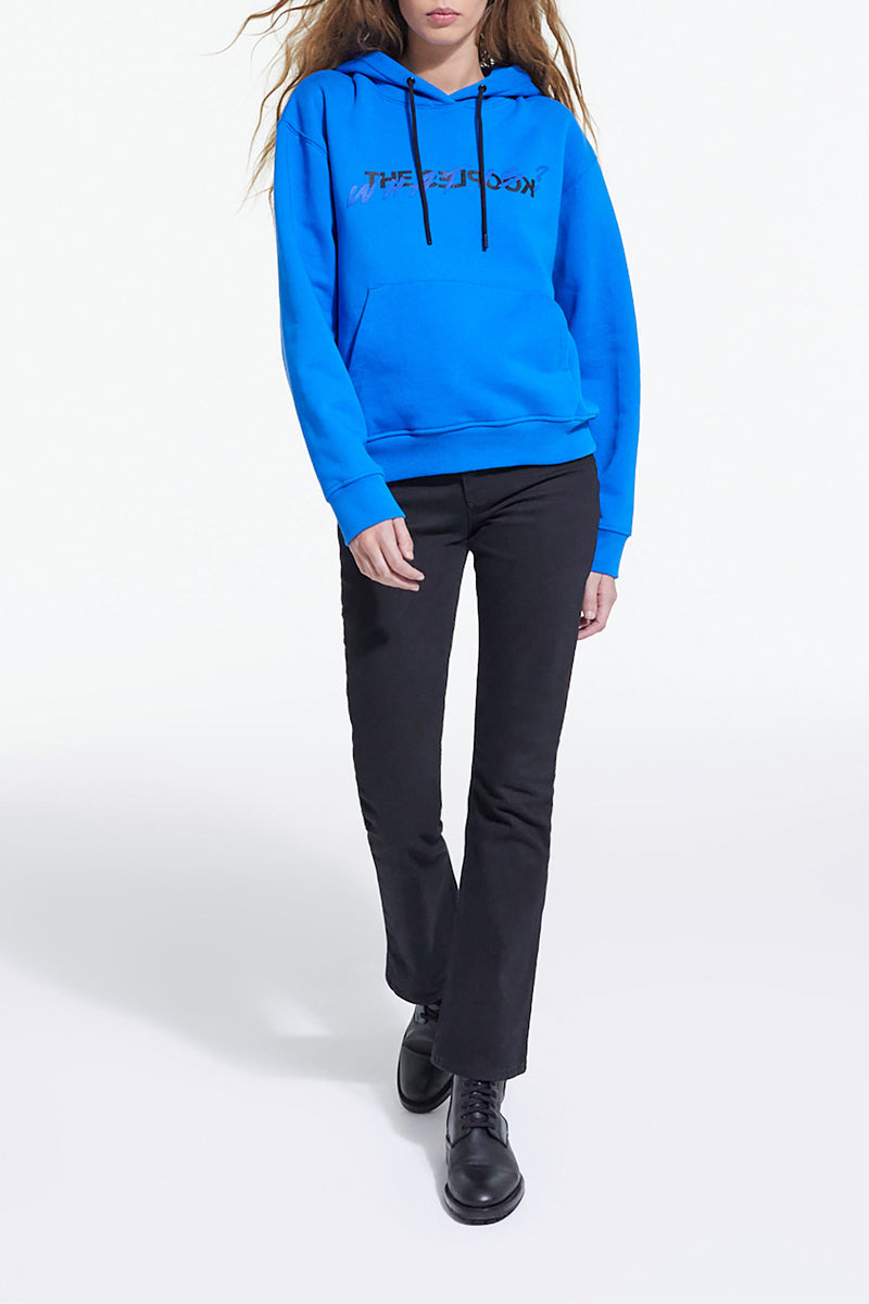 The Kooples - Sweat À Capuche - Bleu Électrique