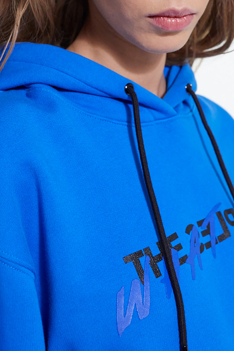 The Kooples - Sweat À Capuche - Bleu Électrique