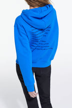 The Kooples - Sweat À Capuche - Bleu Électrique