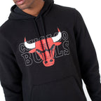Sweat À Capuche New Era Nba Graphic Overlap Chicago Bulls