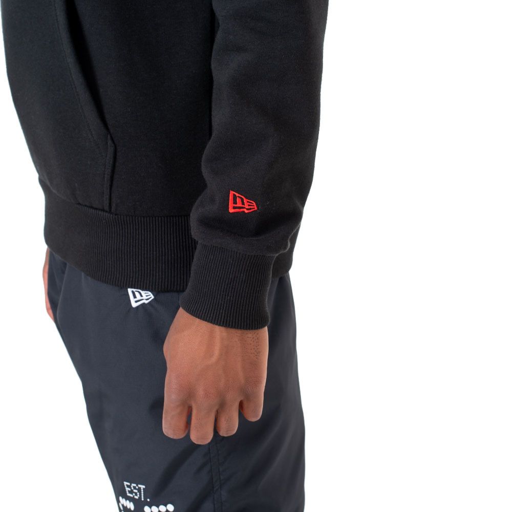 Sweat À Capuche New Era Nba Graphic Overlap Chicago Bulls