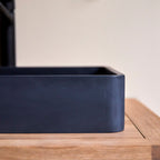 Iris - Vasque Rectangulaire - Terrazzo - Noir