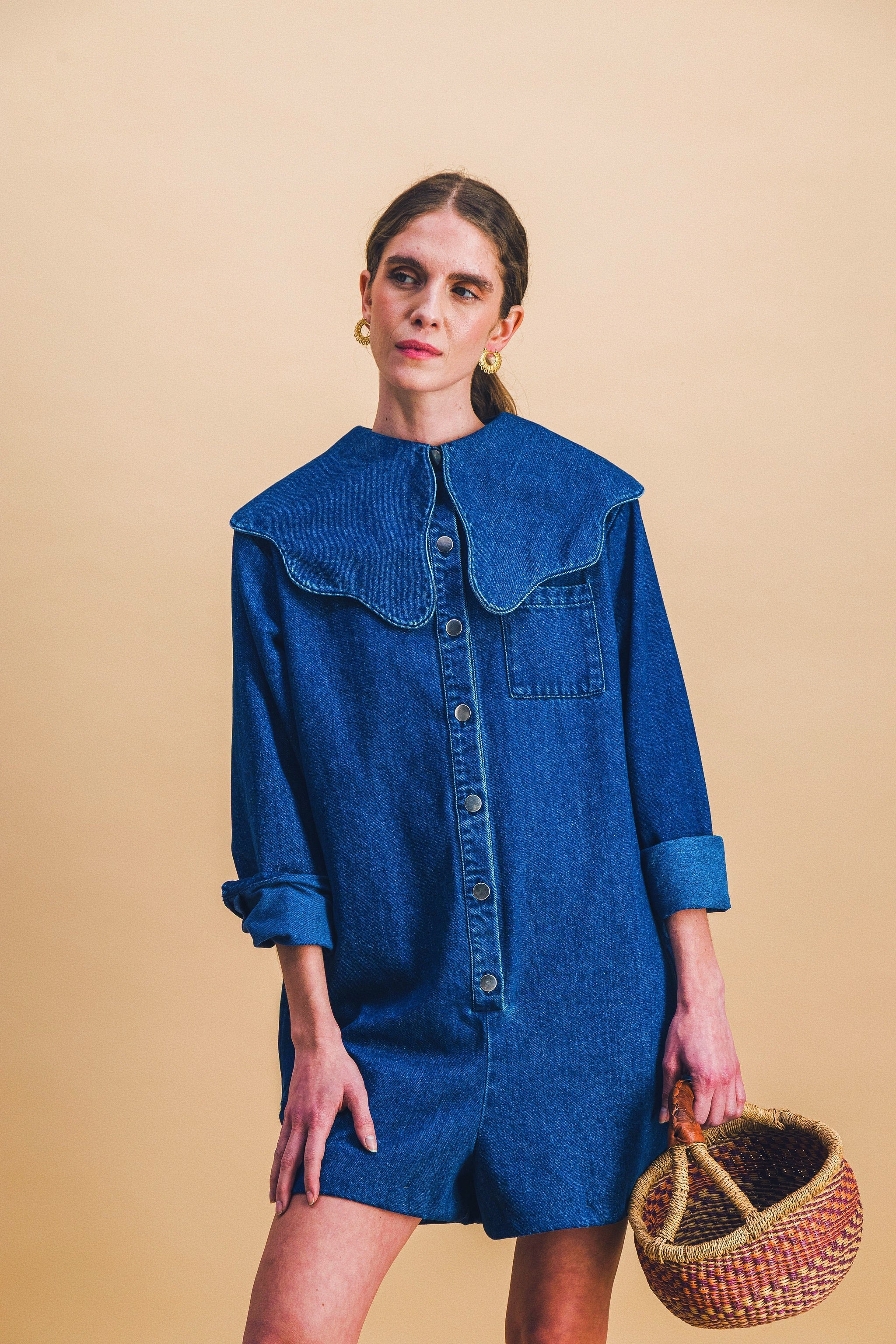 Odile Denim Jumpsuit