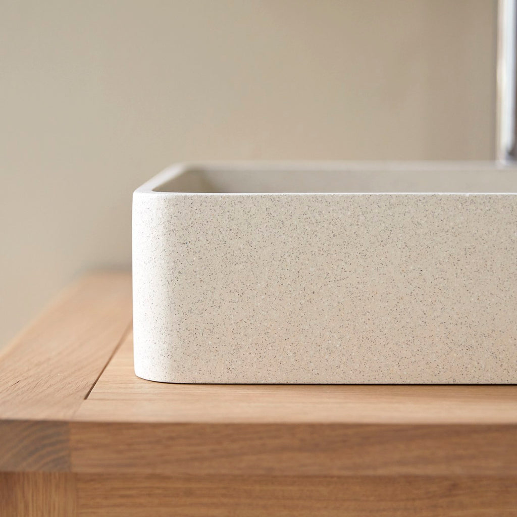 Iris - Vasque - Terrazzo - Beige
