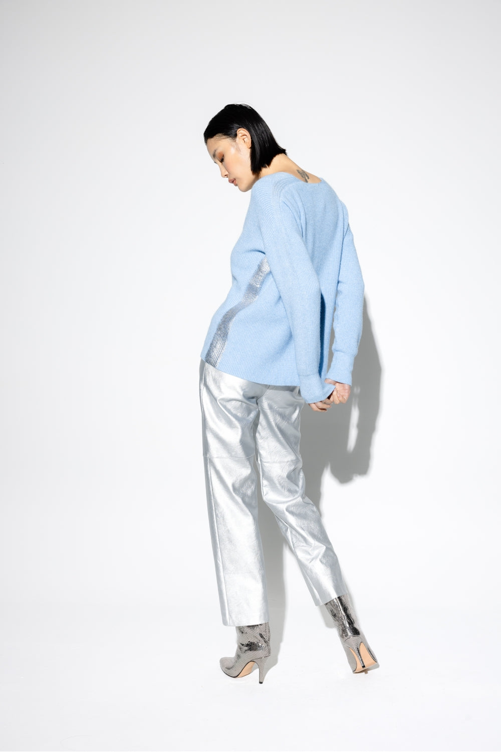 Le Cardigan Maurizio Bleu Clair