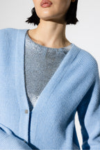 Le Cardigan Maurizio Bleu Clair