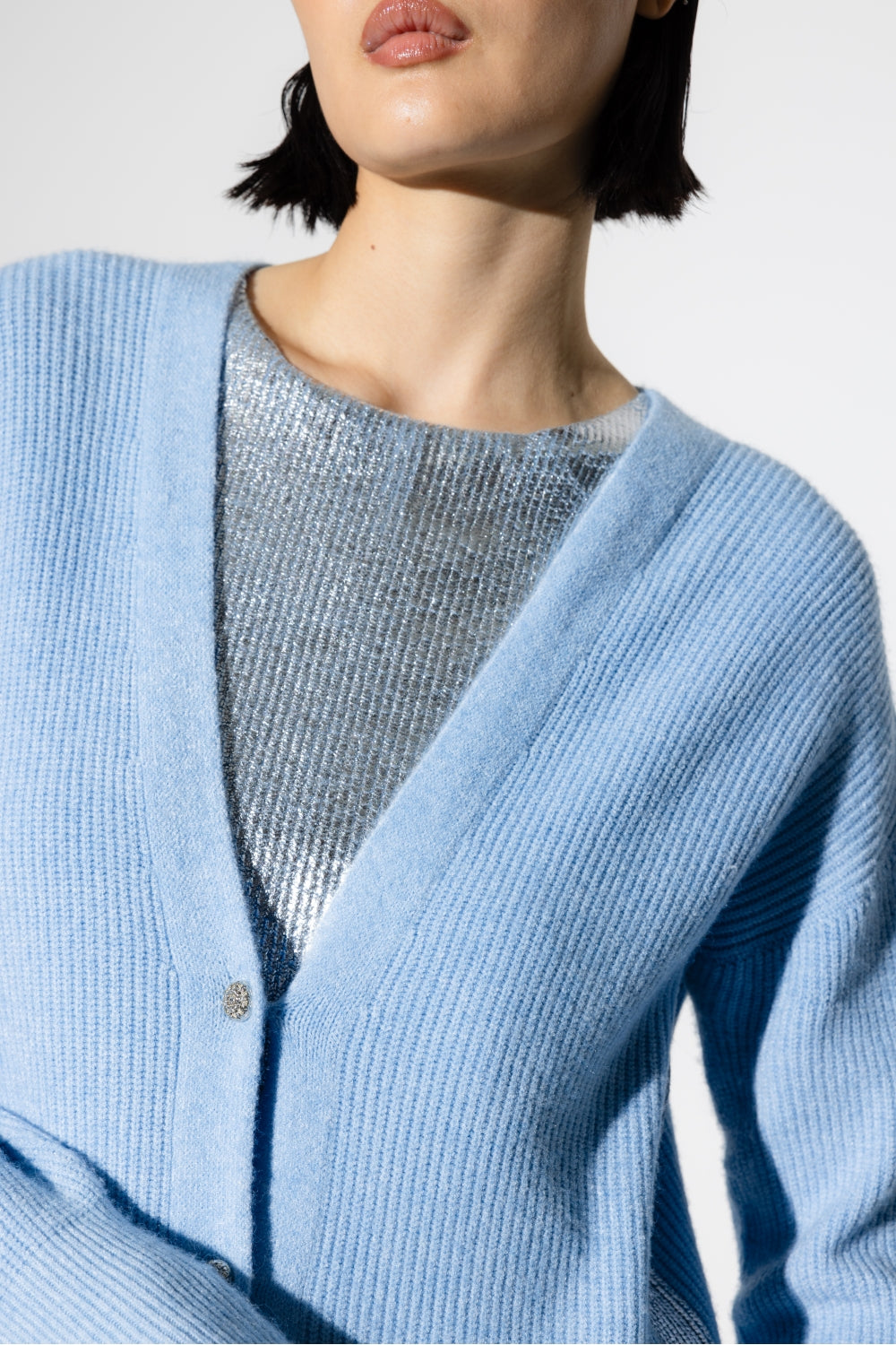 Le Cardigan Maurizio Bleu Clair