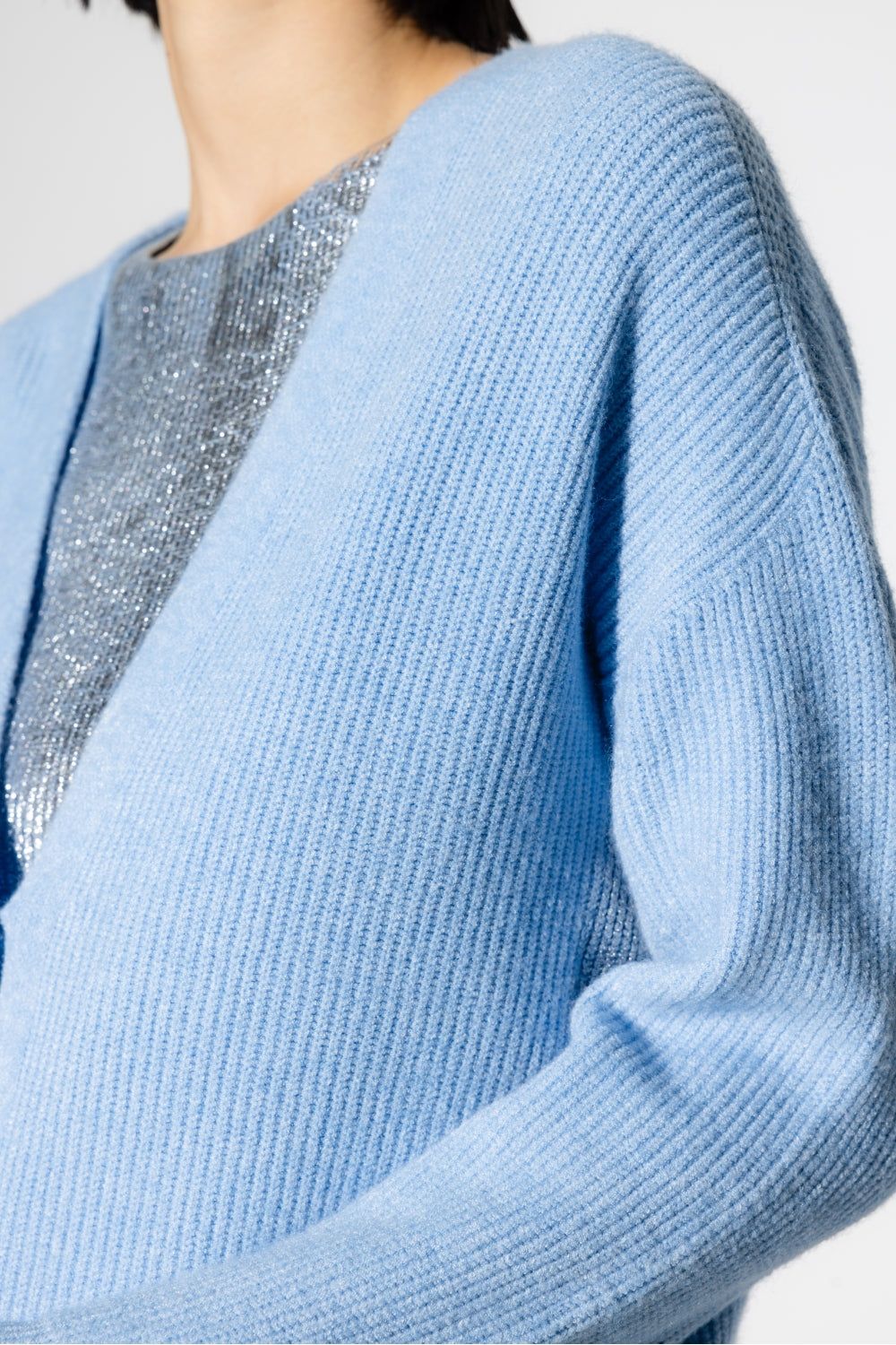 Le Cardigan Maurizio Bleu Clair