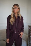 Jamy Plum - Zipped Jacket