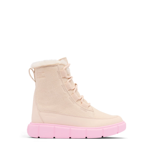 Wasserdichte Stiefel Sorel Explorer™ Iii Lace - Pearlescent & Pink Flare - Junior