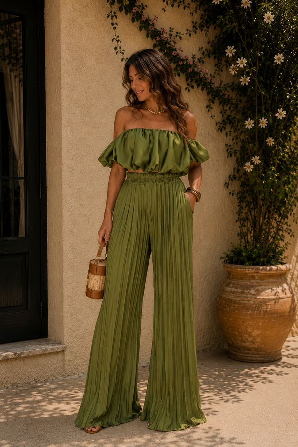 Giselle 2P Set - Olive