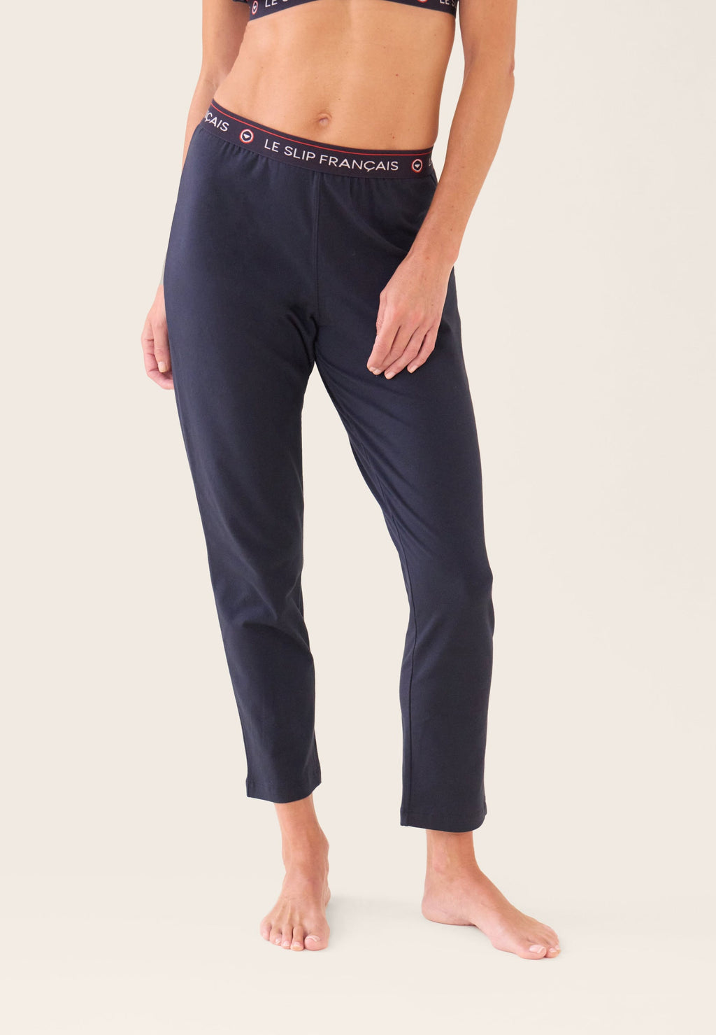 Pantaloni pigiama lunghi Vigoureuse in cotone - Navy