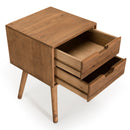 Mesita de noche - Andy - Marrón