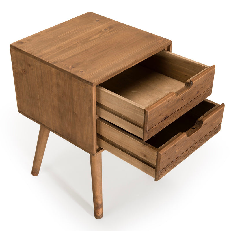 Mesita de noche - Andy - Marrón