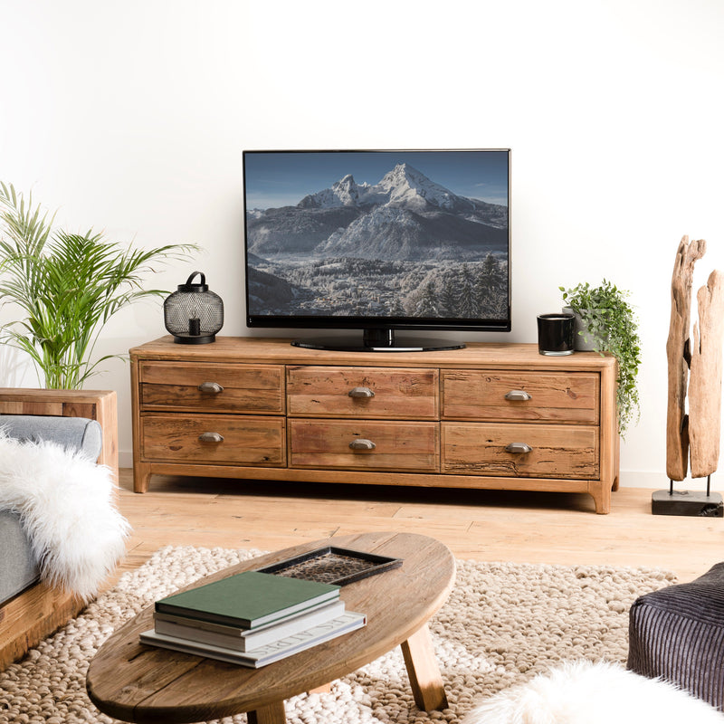 TV cabinet - Sandy - Brown