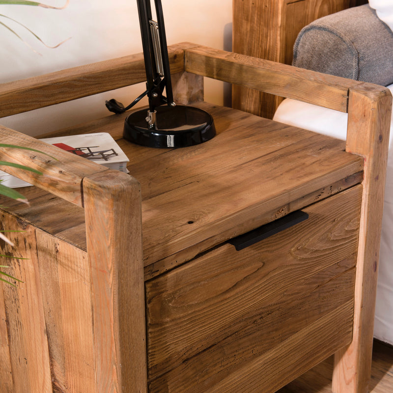 Mesita de noche - Sandy - Marrón