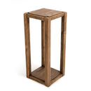 Extremo del sofá y mesa pedestal - Sandy - Marrón