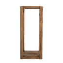 Extremo del sofá y mesa pedestal - Sandy - Marrón