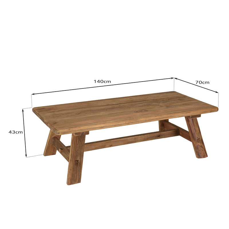 Mesa de Centro - Sandy - Marrón