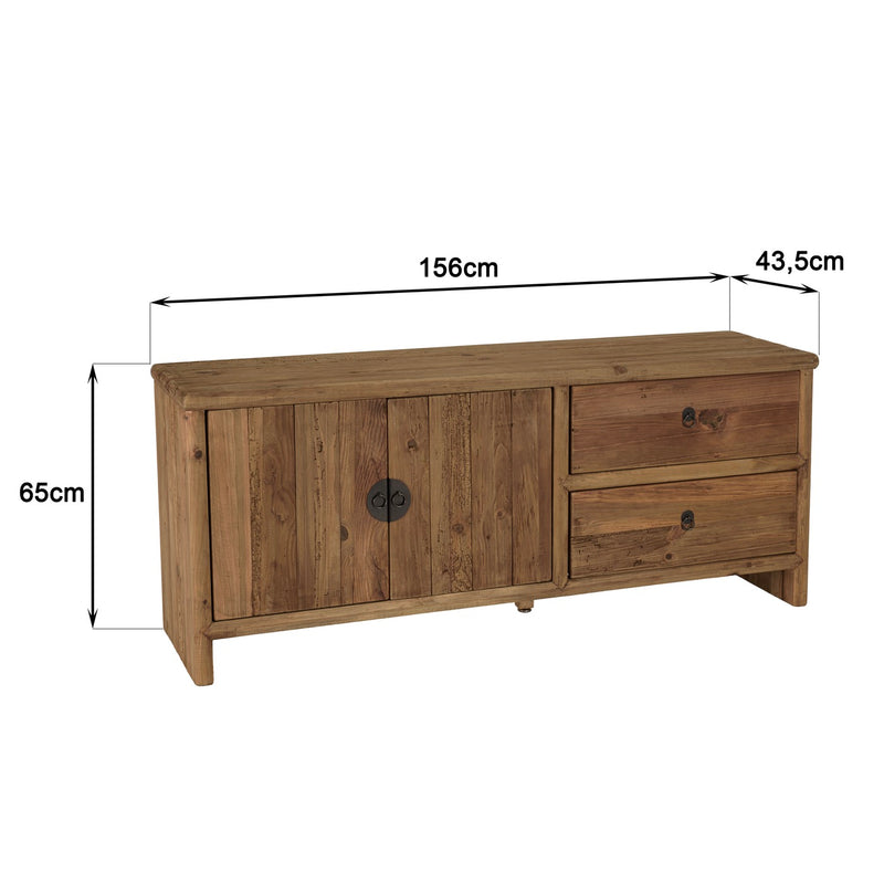 TV cabinet - Sandy - Brown