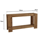 Console - Sandy - Brown