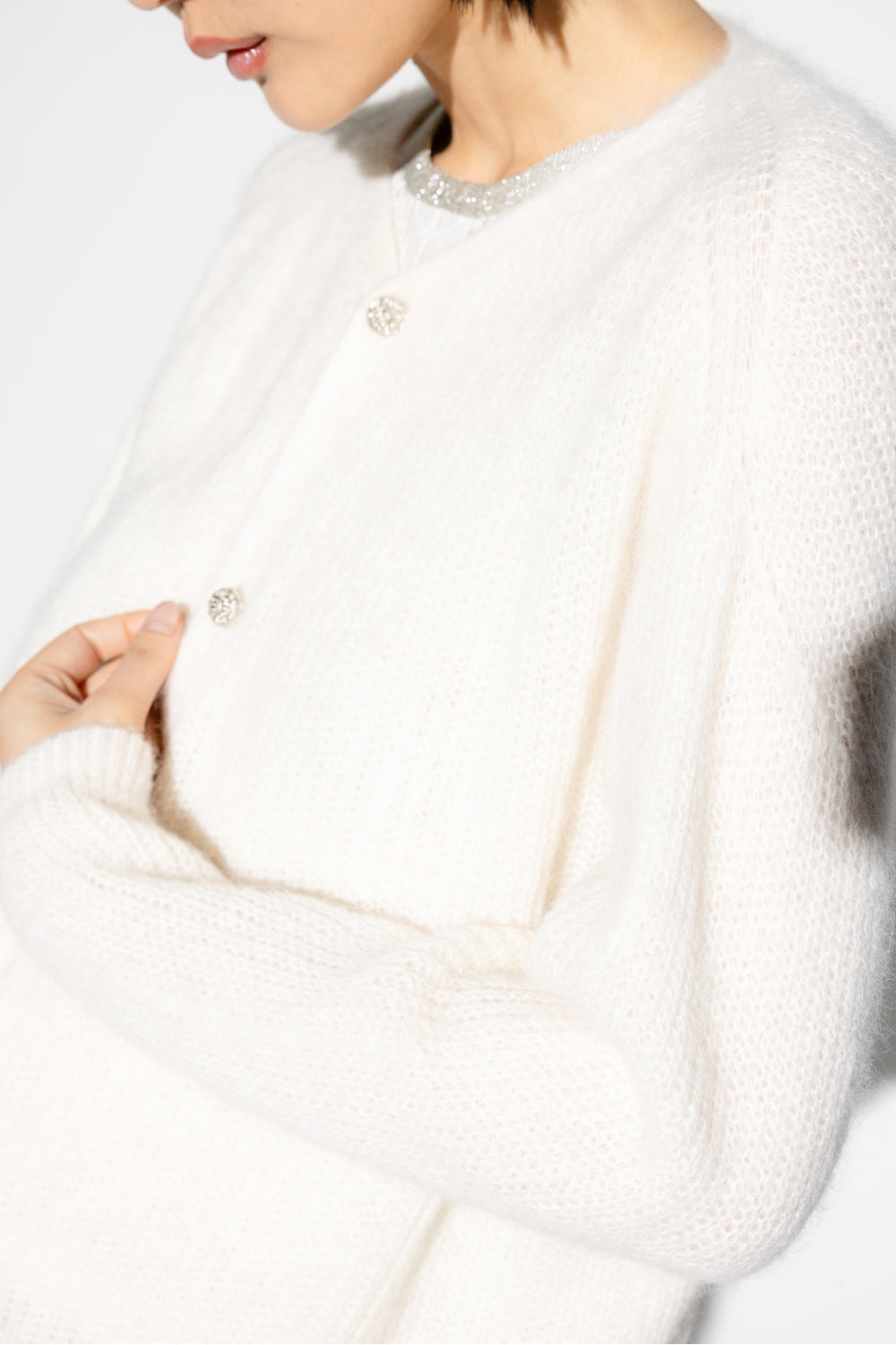 Le Cardigan Angelo Blanc
