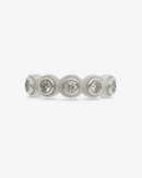 Bague Lágrima Blanco Plata