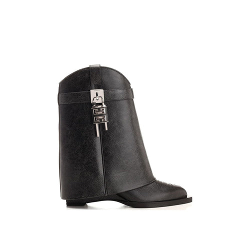 Bottes - Givenchy Shark Lock Cowboy  - Black