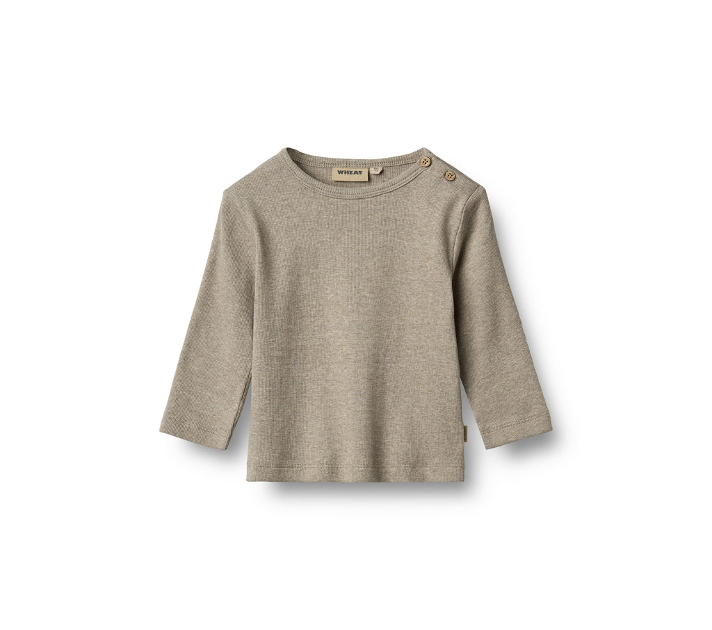 T-Shirt Manches Longues Milo - Gravel Melange