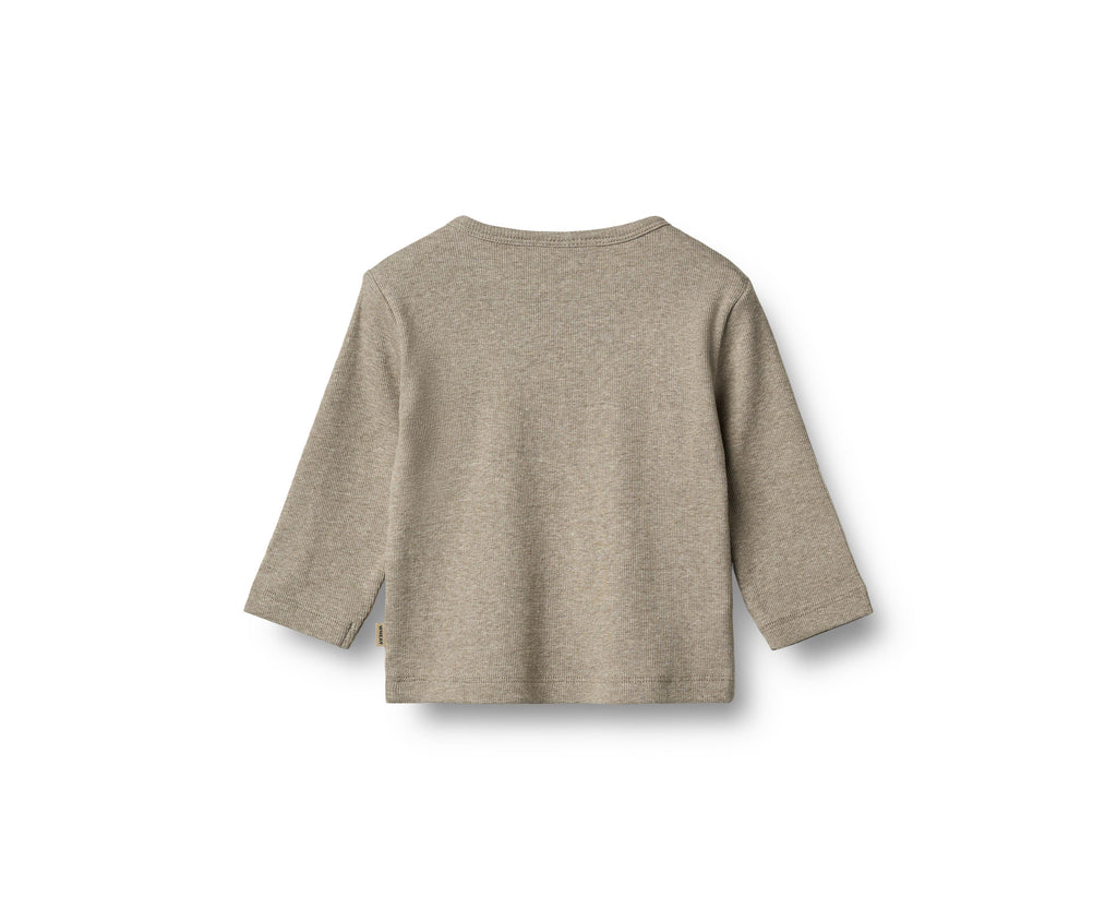 T-Shirt Manches Longues Milo - Gravel Melange