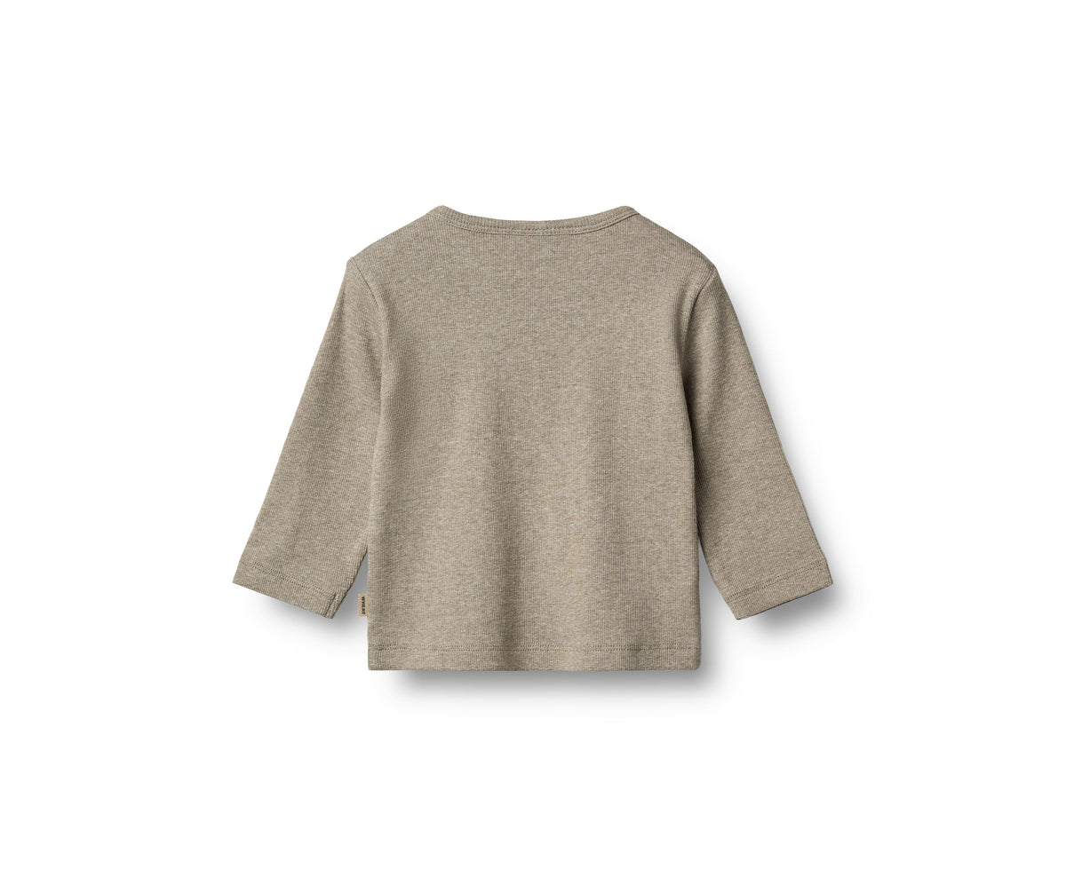 T-Shirt Manches Longues Milo - Gravel Melange