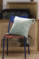 Coussin Déhoussable - Double Gaze De Coton Unie - Gaïa - Eucalyptus