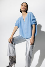 Le Cardigan Angelo Bleu Clair