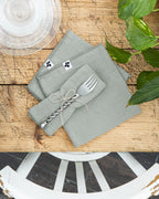Gaïa - Lot De 3 Serviettes - Eucalyptus